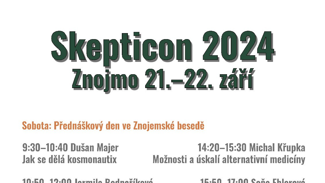 Pozvánka na Skepticon ve Znojmě 