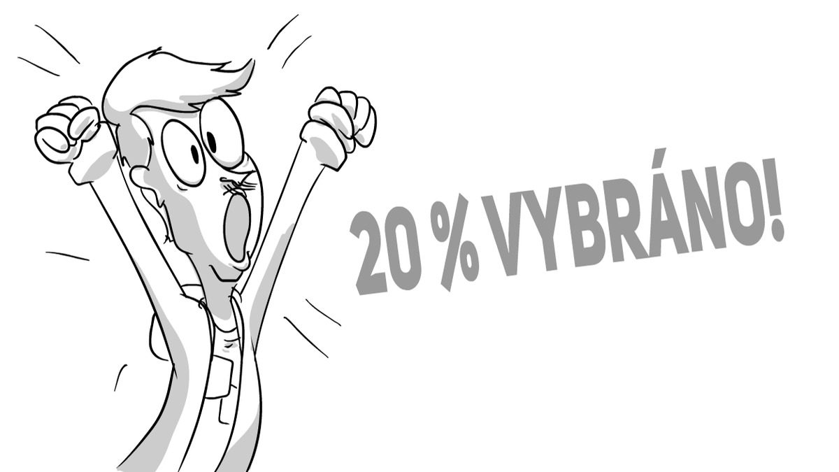 20 % vybráno!