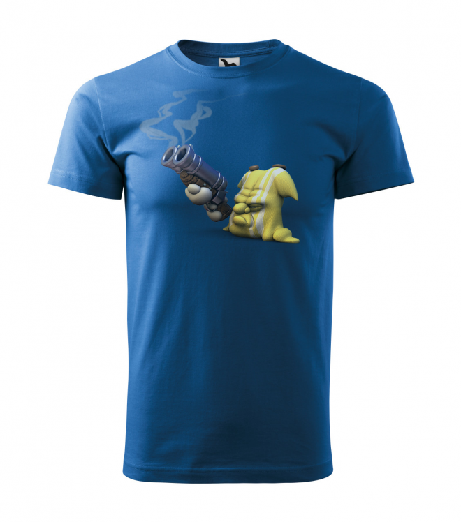 Bulánčí tričko - modré s motivem bulánka